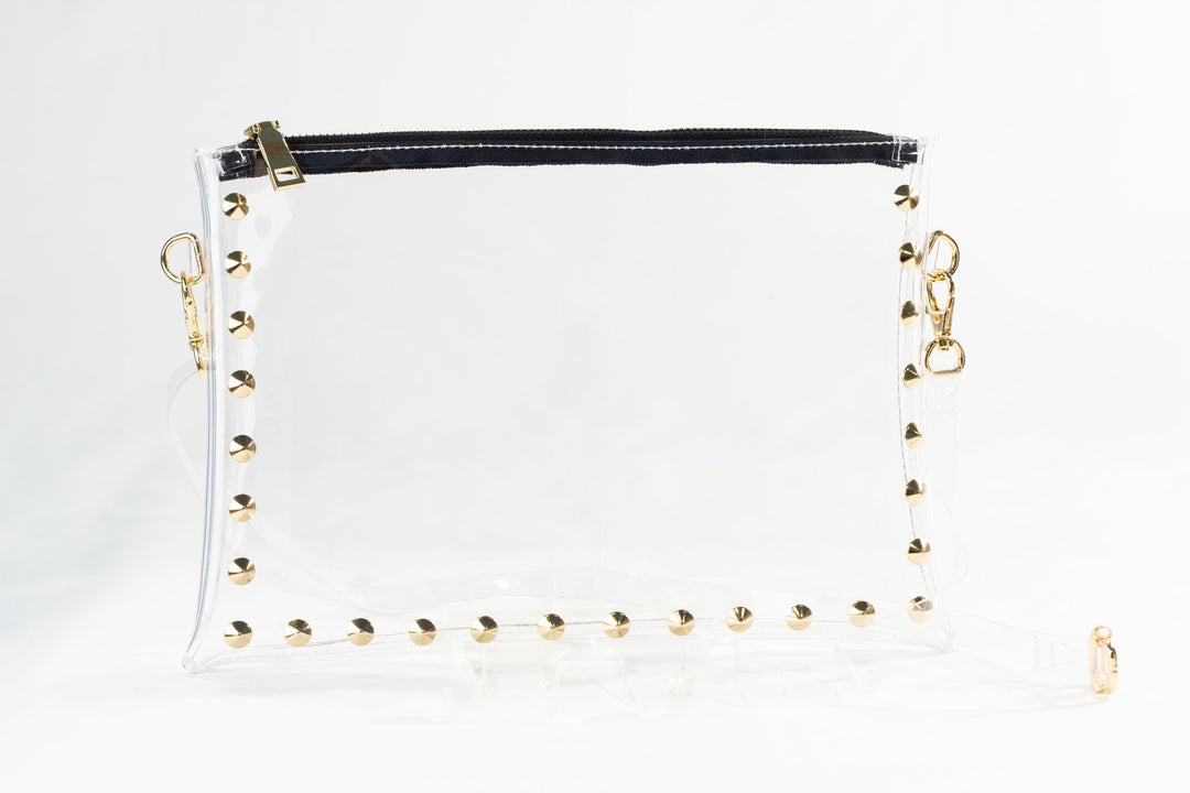 Clearly Handbags - Parker in Gold Black
