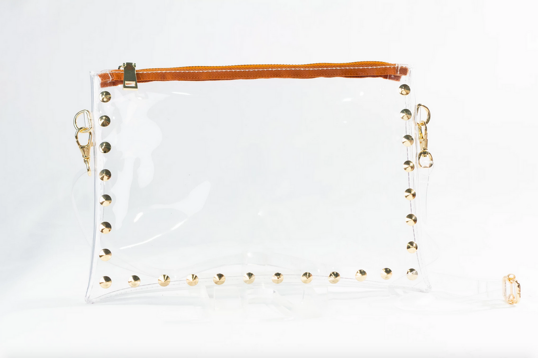 Clearly Handbags - Parker in Gold Saddle