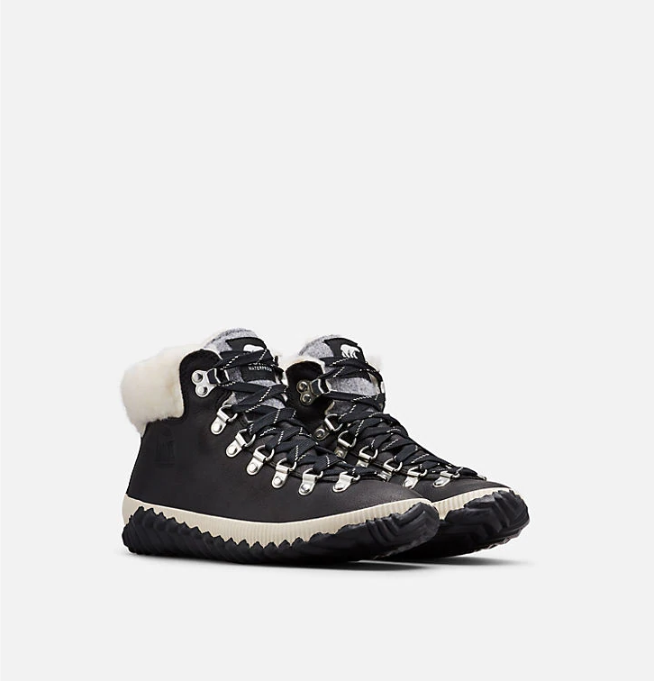 Sorel out n about metallic rain boots top