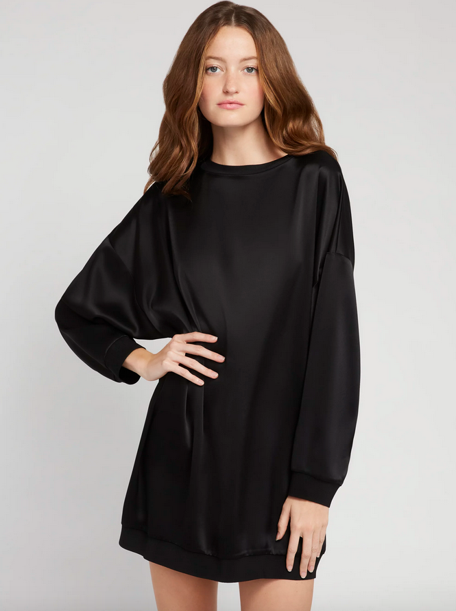 Slouchy sweatshirt dress deals