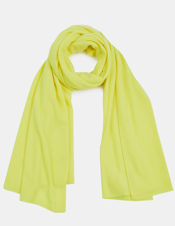 White + Warren - Travel Wrap in Neon Pineapple