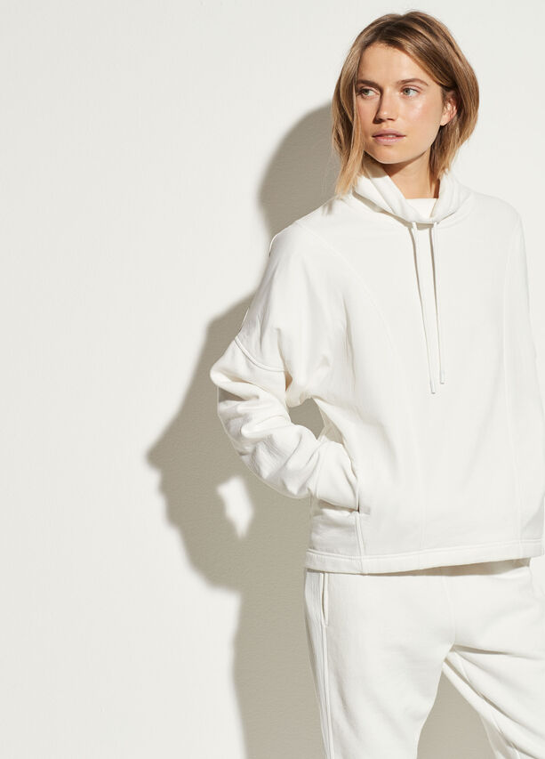 VINCE Mixed Media Pullover in Off White – Blond Genius