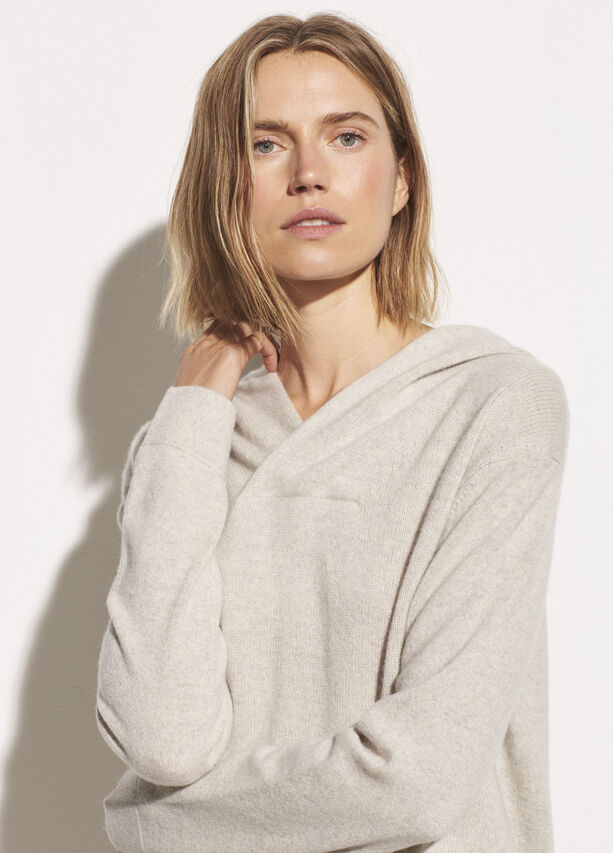 Vince Cross Front Hoodie in Cobblestone – Blond Genius