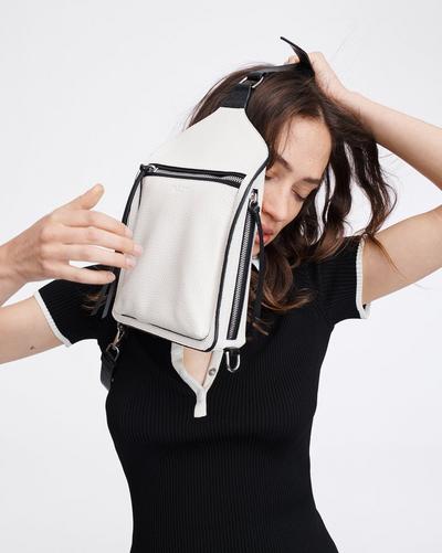 Like New! Rag & Bone White Leather Sling Bag - Elliot Sling in Antique White RAG & BONE ELLIOT FANNY PACK Crossbody Bag Bumbag Gürtel  main image 3