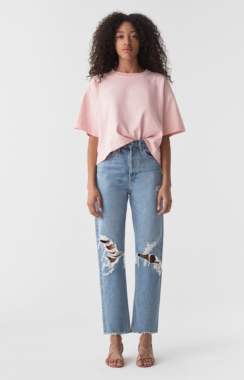 AGOLDE 90 s Mid Rise Loose Fit in Fall Out