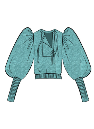 Ulla Johnson - Alba Pullover in Turquoise