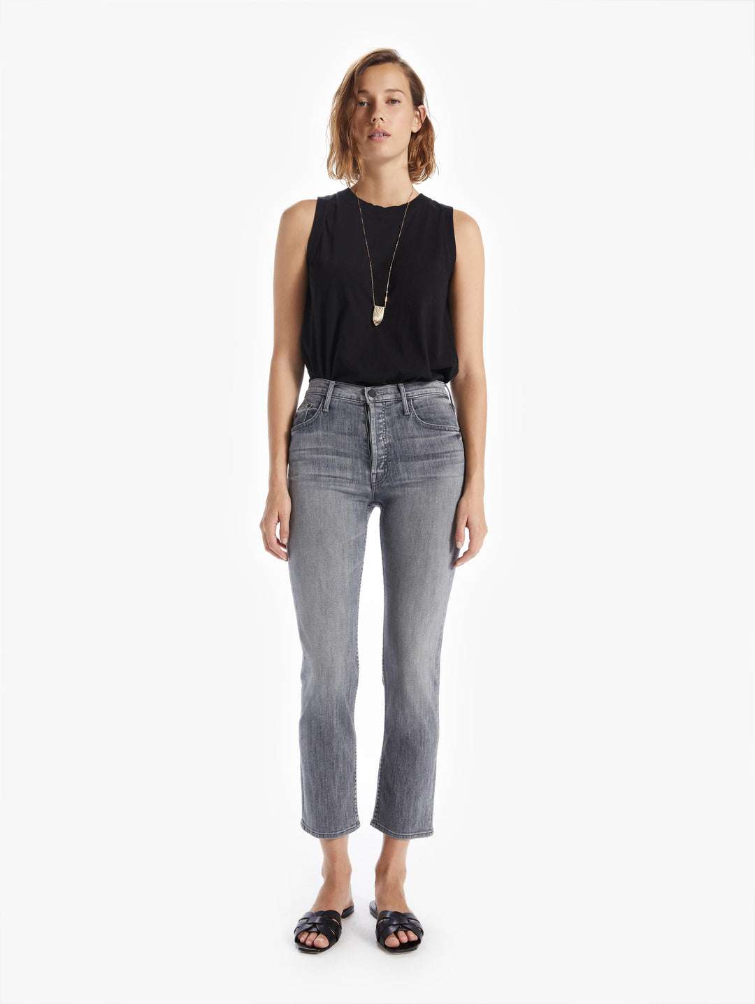 Mother Denim - The Tomcat Ankle Jean in All Nighter