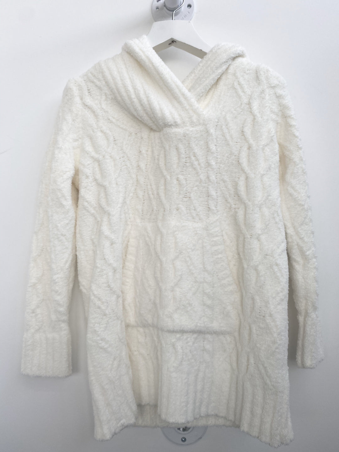 Barefoot Dreams - Cozychic Zig Zag Cable Hoodie in Pearl