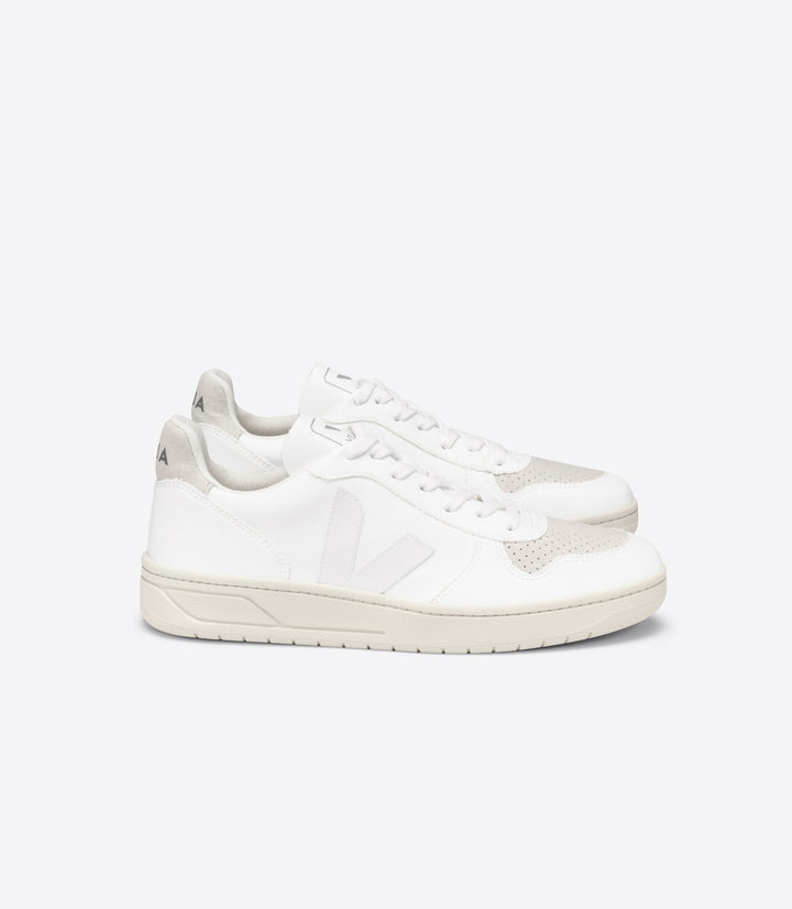 Veja - V-10 CWL Sneakers in Full-White Natural