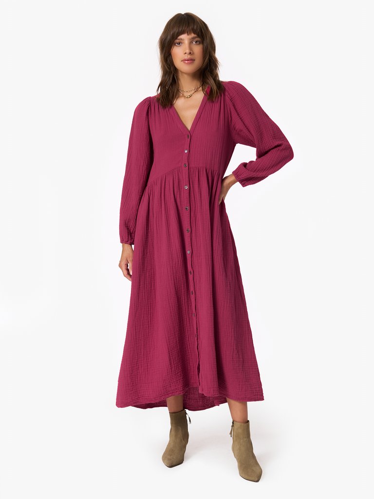 Xirena - Gia Dress in Cranberry Blond Genius Xirena - Gia Dress in Cranberry Blond Genius