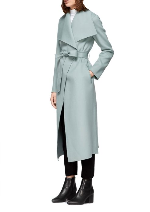 Mackage Mai Wool Coat in Sea Blond Genius