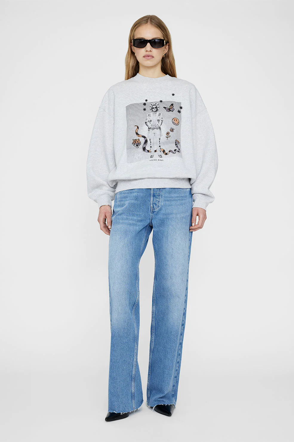 Anine Bing - Jaci Sweatshirt AB x TO x iscreamcolour Elton John in