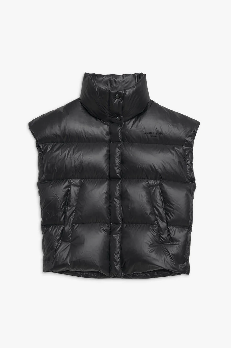Anine Bing - Kane Vest in Black – Blond Genius