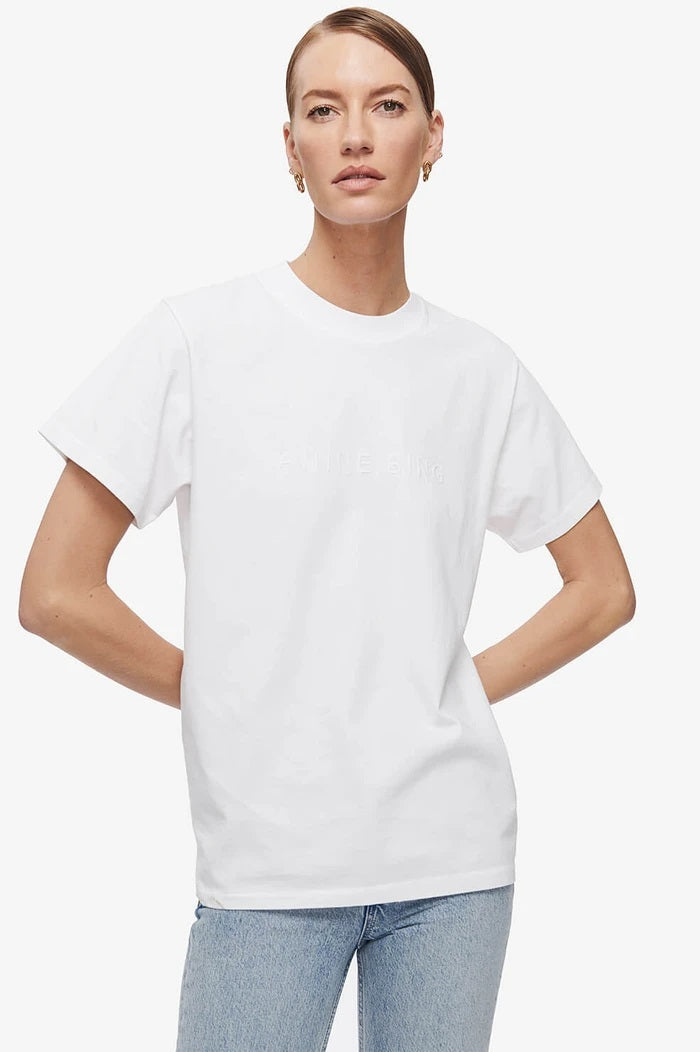 anine bing lili tee white Anine Bing