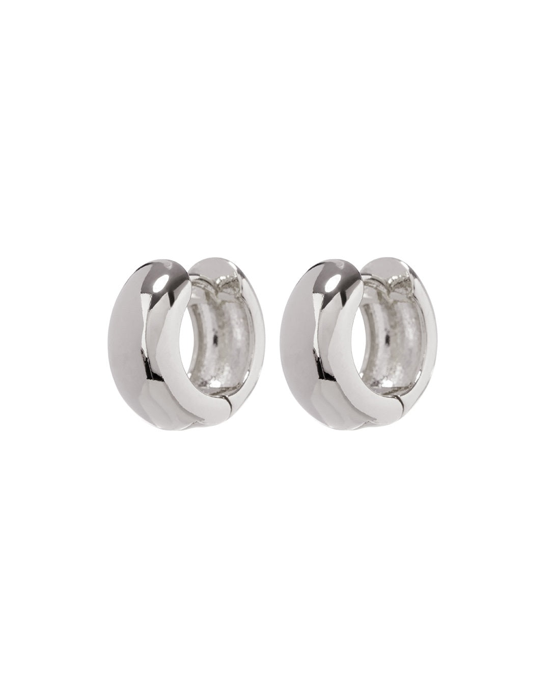 LUV AJ - Mirabella Huggies (12mm) in Silver