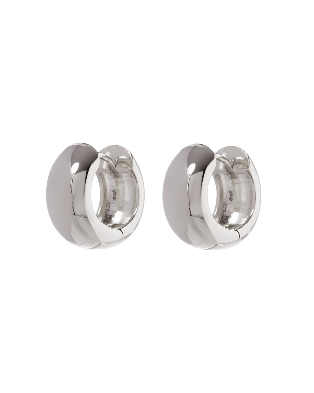 LUV AJ - Mirabella Huggies (15mm) in Silver