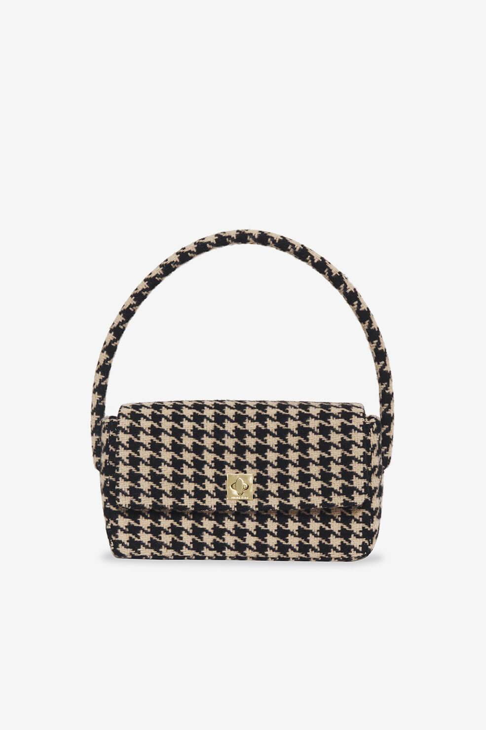 Anine Bing - Nico Bag in Houndstooth – Blond Genius