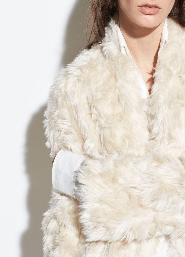 VINCE Plush Jacket Creme – Blond Genius