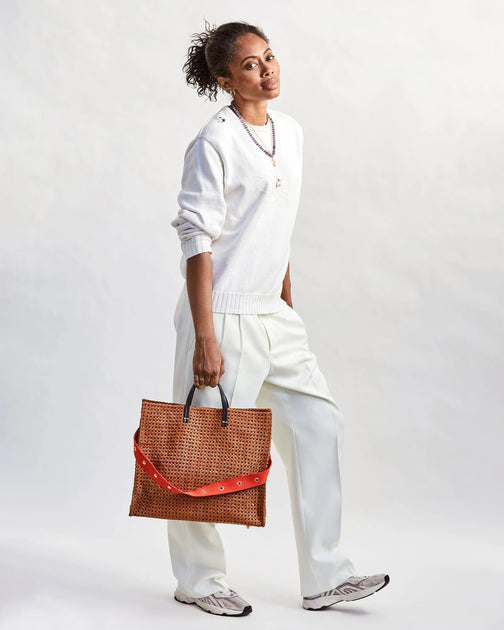 Clare V, Bags, Nwt Clare V Tan Rattan Simple Tote Woven Completely By  Hand