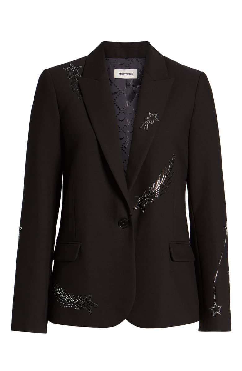 ZADIG & VOLTAIRE - Victor Strass in Black – Blond Genius