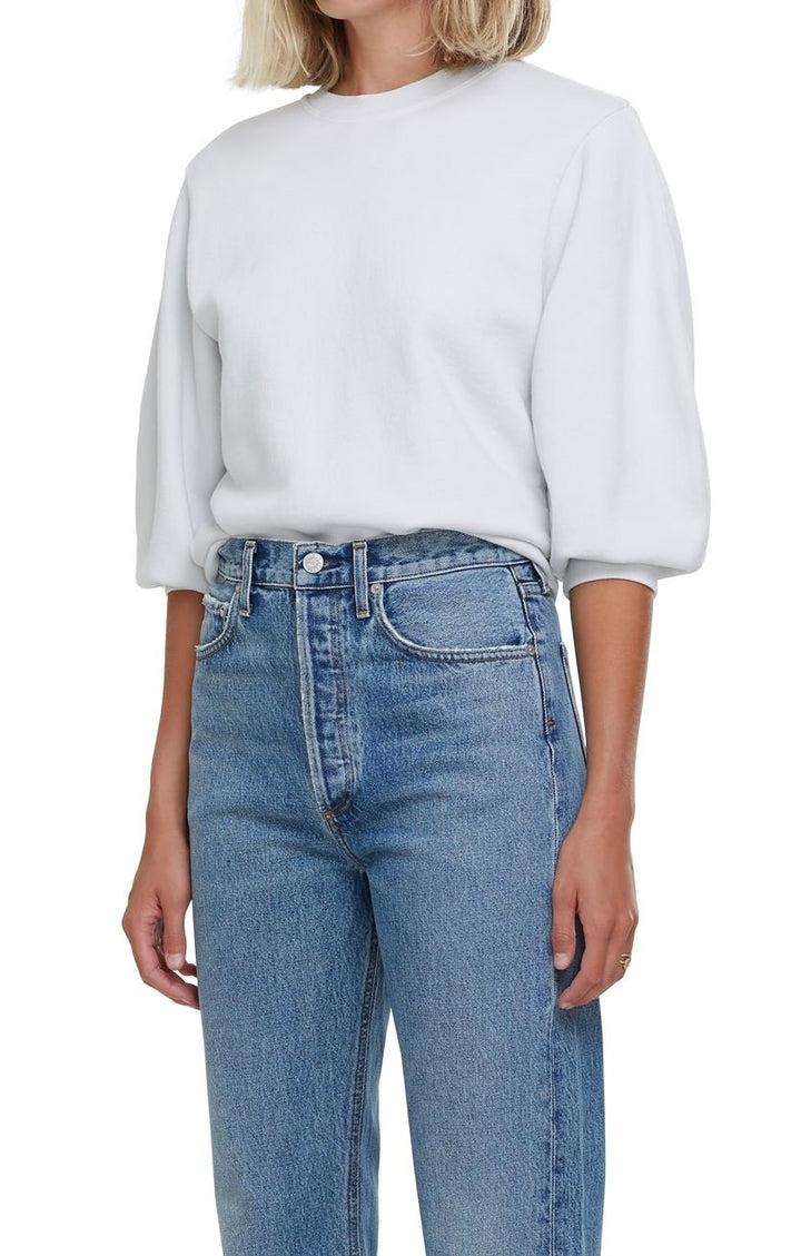 AGoldE - Thora Sweatshirt in Paper Mache