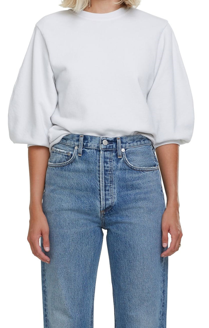 AGoldE - Thora Sweatshirt in Paper Mache