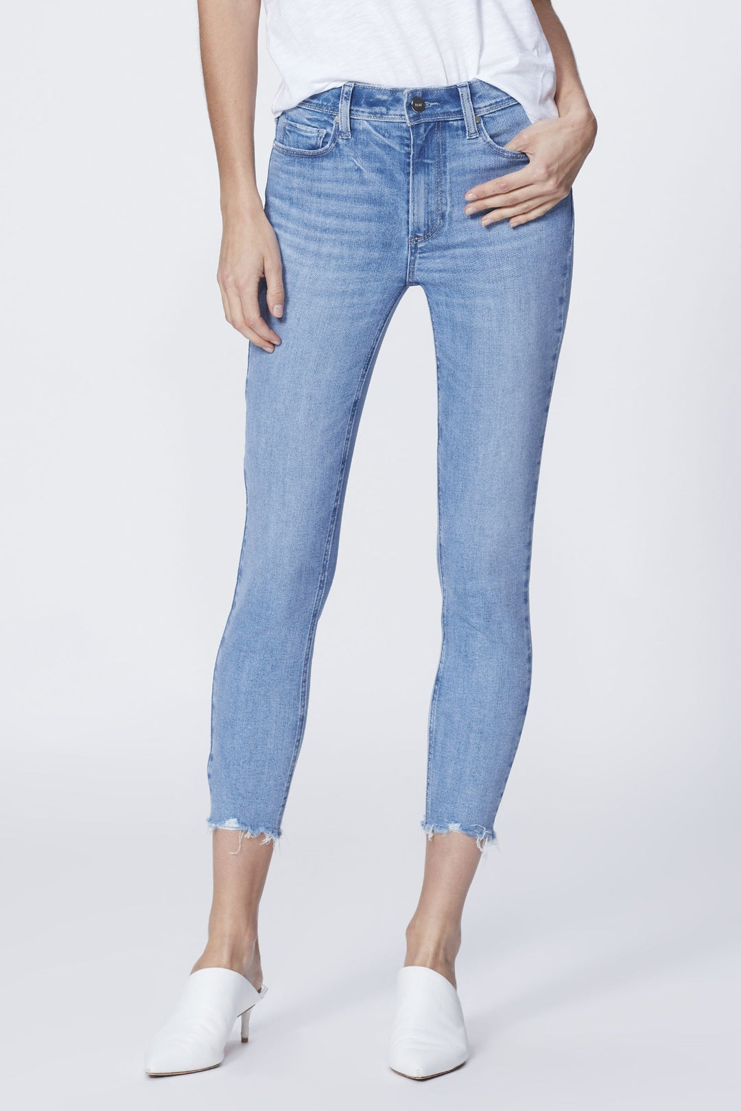 Paige Denim - Hoxton Ankle in Headliner w/ Tuned Hem