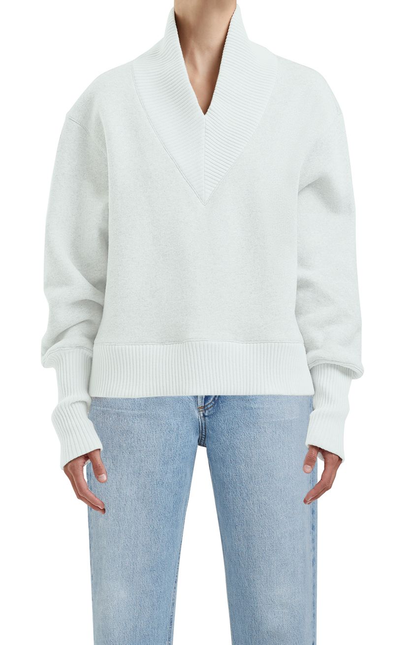 AGOLDE - Klara Sweatshirt in Mint Cream