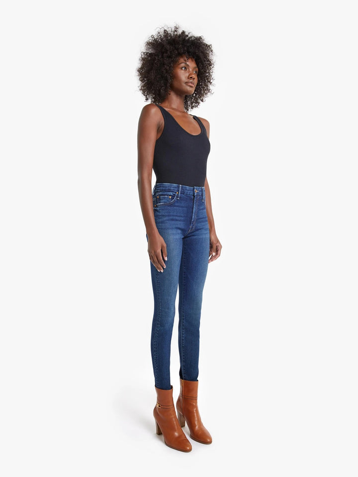 Mother Denim - High Waisted Looker Skinny Jeans in Until Next Time
