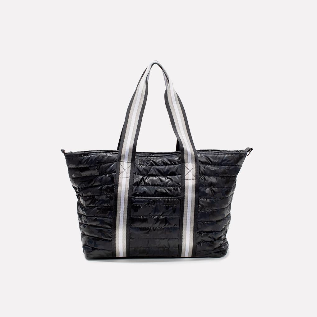 Think royln wingman glossy quilted tote bag on sale