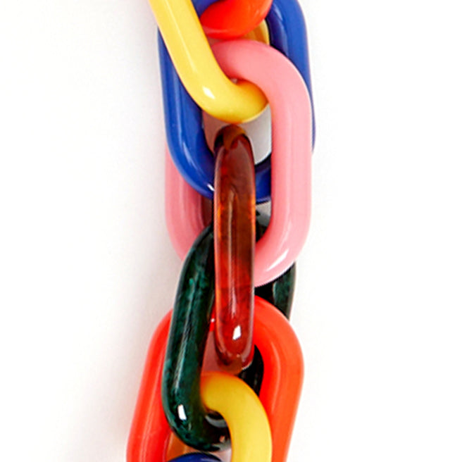 Clare V - Shortie Strap in Multi Resin