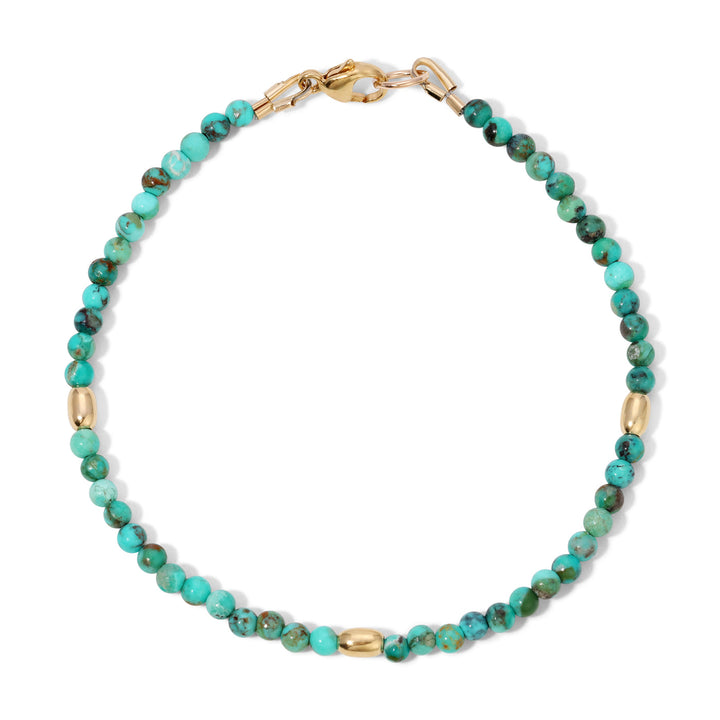 Joy Dravecky - Bali Beaded Bracelet in Turquoise