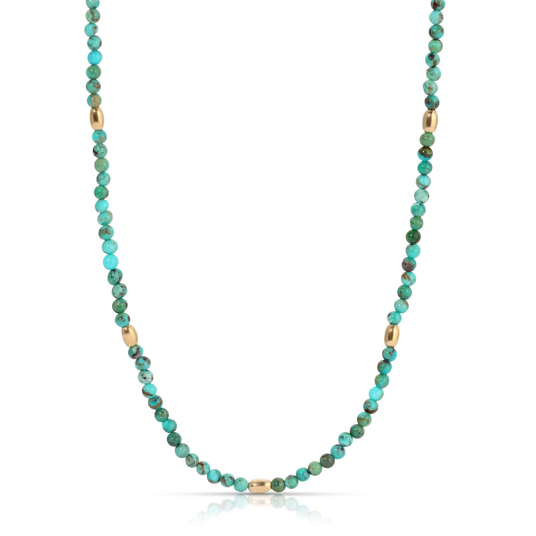Joy Dravecky - Bali Beaded Choker in Turquoise