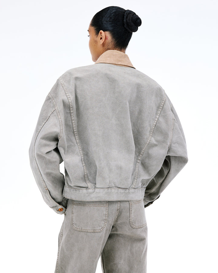 SLVRLAKE - Camden Garage Jacket in Faded Olive