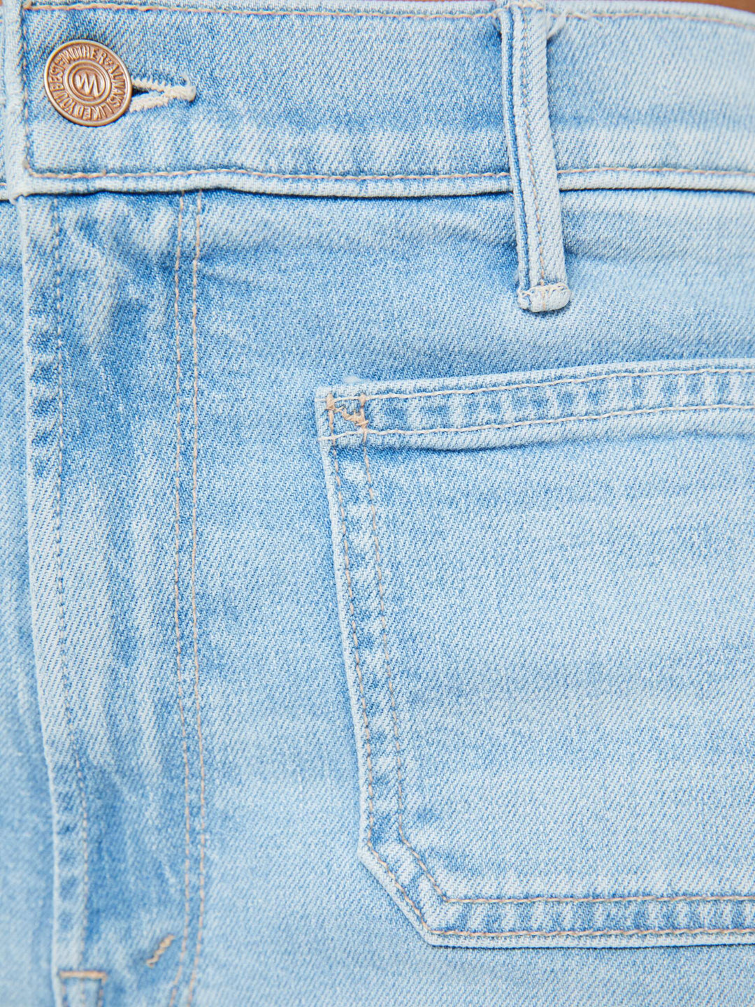 MOTHER - Patch Pocket Undercover Sneak in Friendly Reminder Denim
