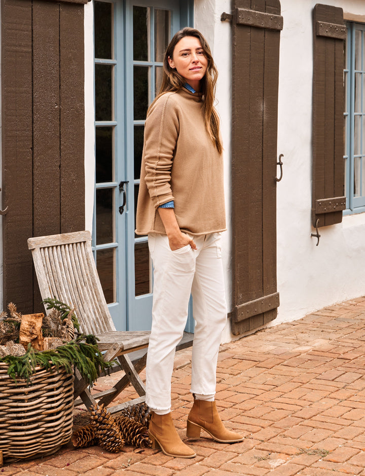 Frank & Eileen - Monterey Sweater in Camel