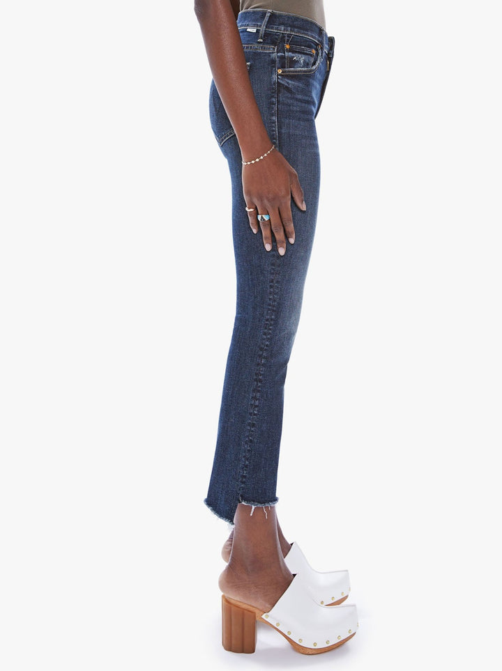 Mother - The Insider Crop Step Fray in Teaming Up
