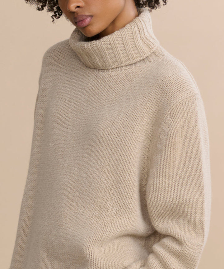 Jenni Kayne - Cashmere Jet Turtleneck in Sand
