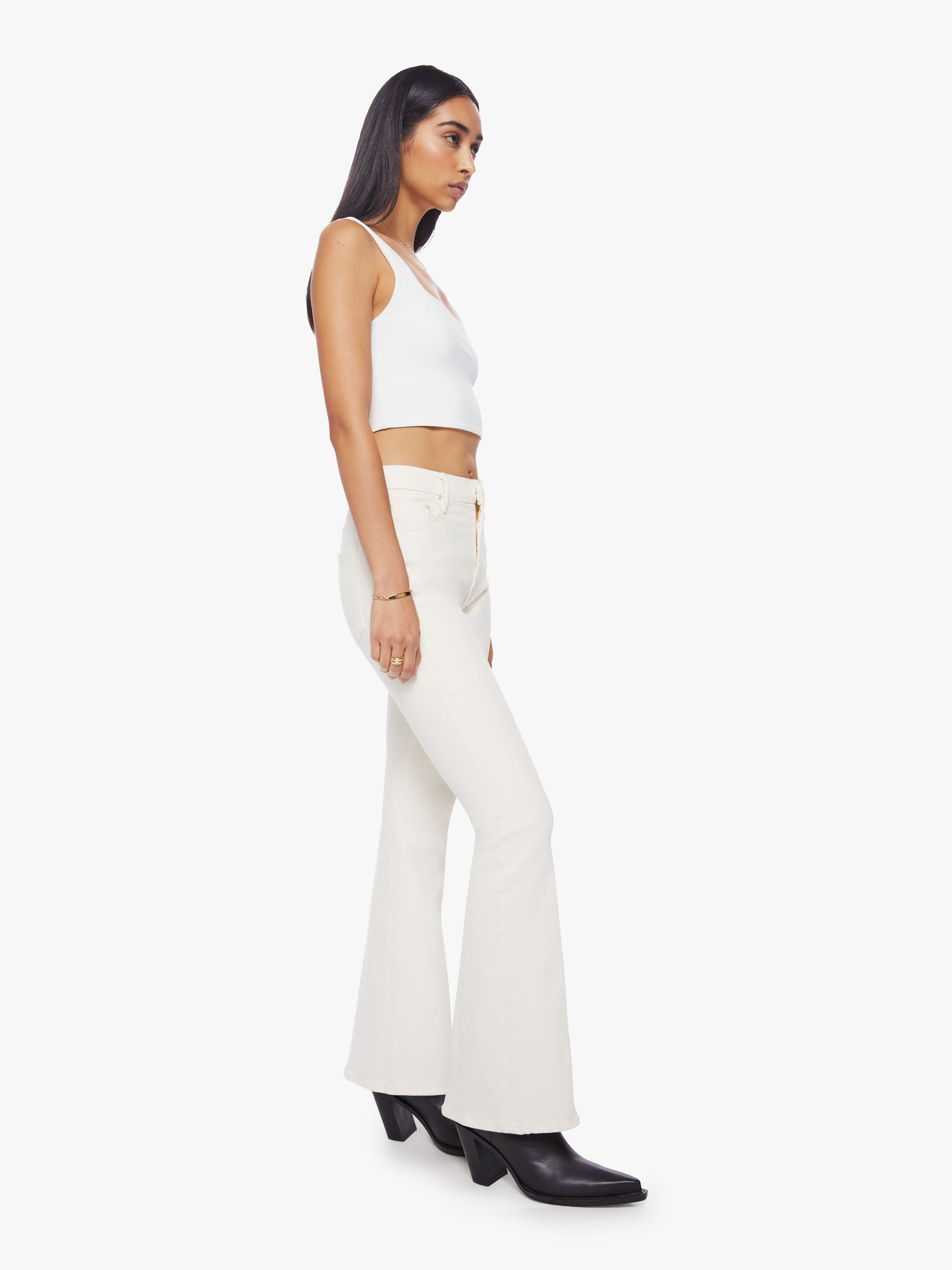 Mother - High Waisted Weekender Skimp in Marshmellow – Blond Genius