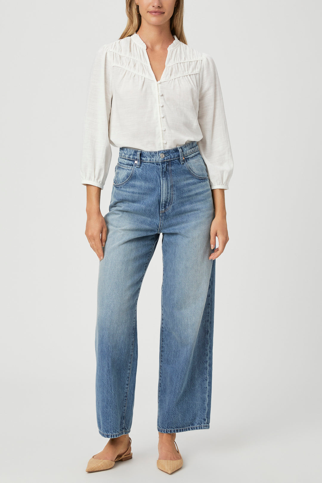 Paige - Arlette Blouse in White blouse