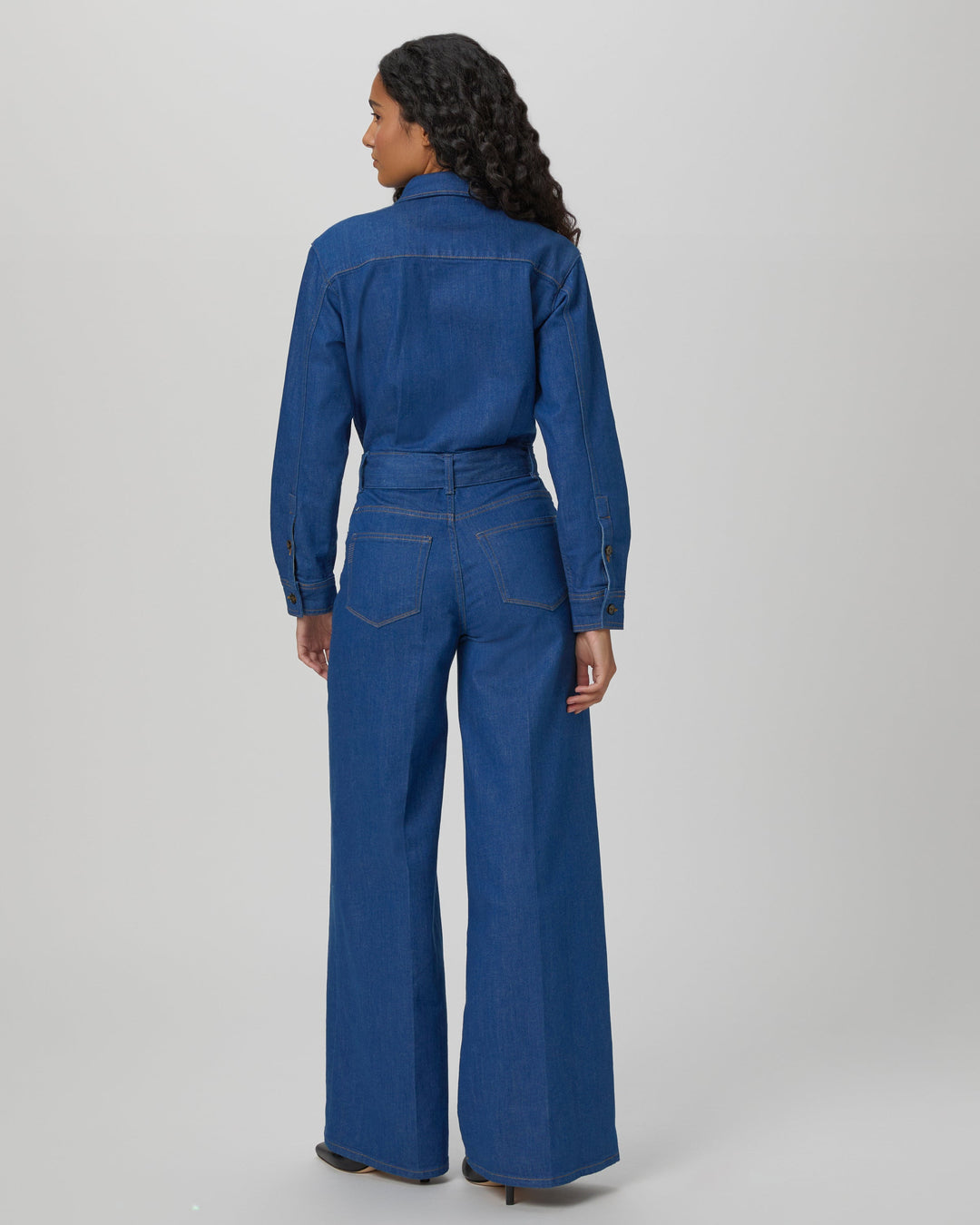 Paige - Cameron Longsleeve Jumpsuit in Maraya