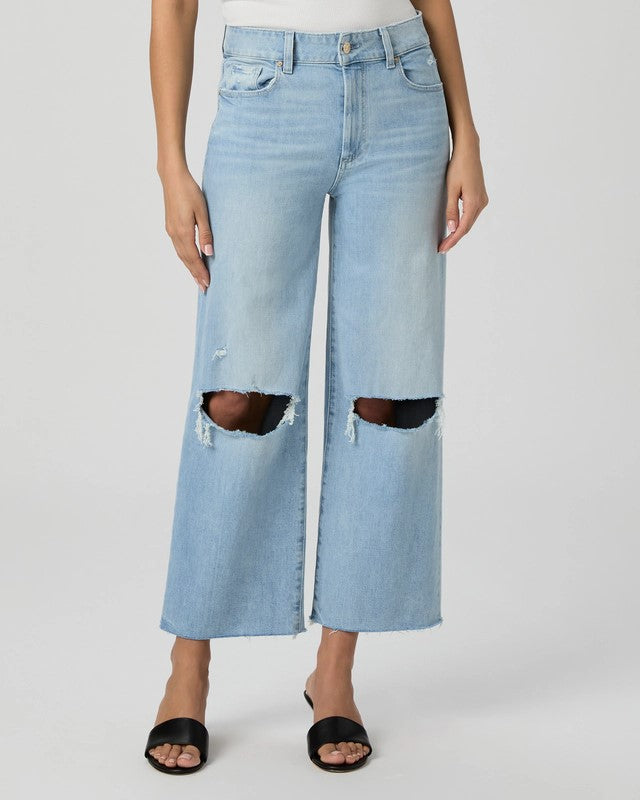 Paige - Sasha Ankle with Raw Hem and Maeve Destructed