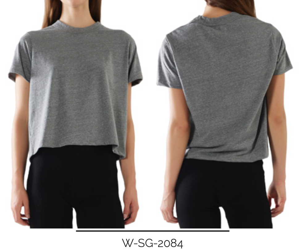 Les Tien - Jane Classic Tee in Heather Grey