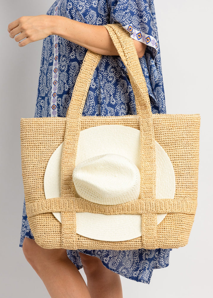 Hat Attack - Original Straw Traveler Bag in Natural