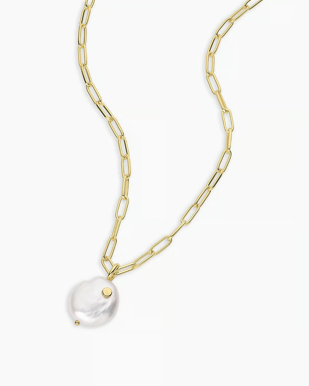 Gorjana - Reese Pearl Necklace in Gold