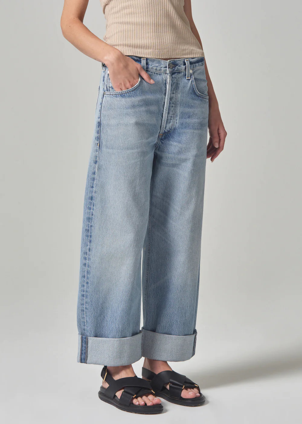 Citizens of Humanity - Ayla Baggy Jean in Gemini – Blond Genius