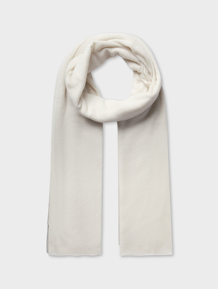 White + Warren - Superfine Cashmere Blend Travel Wrap in White
