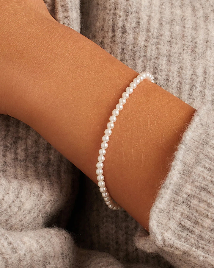 Gorjana - Parker Pearl Bracelet in Gold