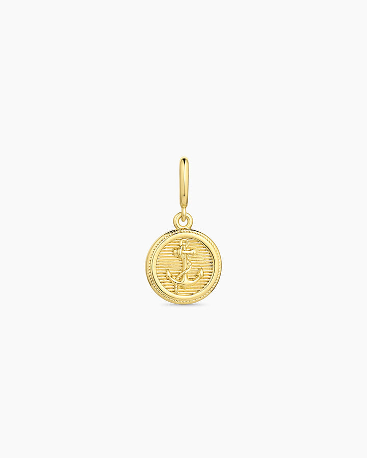 Gorjana - Anchor Coin Parker Charm in Gold