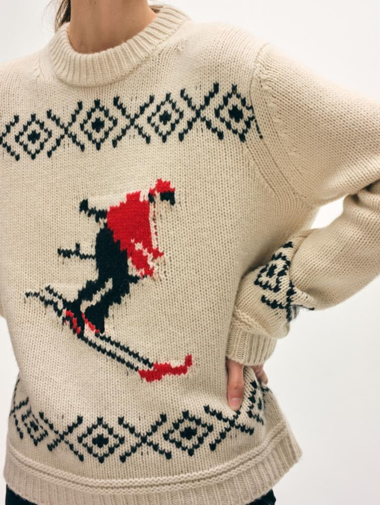 White + Warren - Cashmere Blend Ski Crewneck